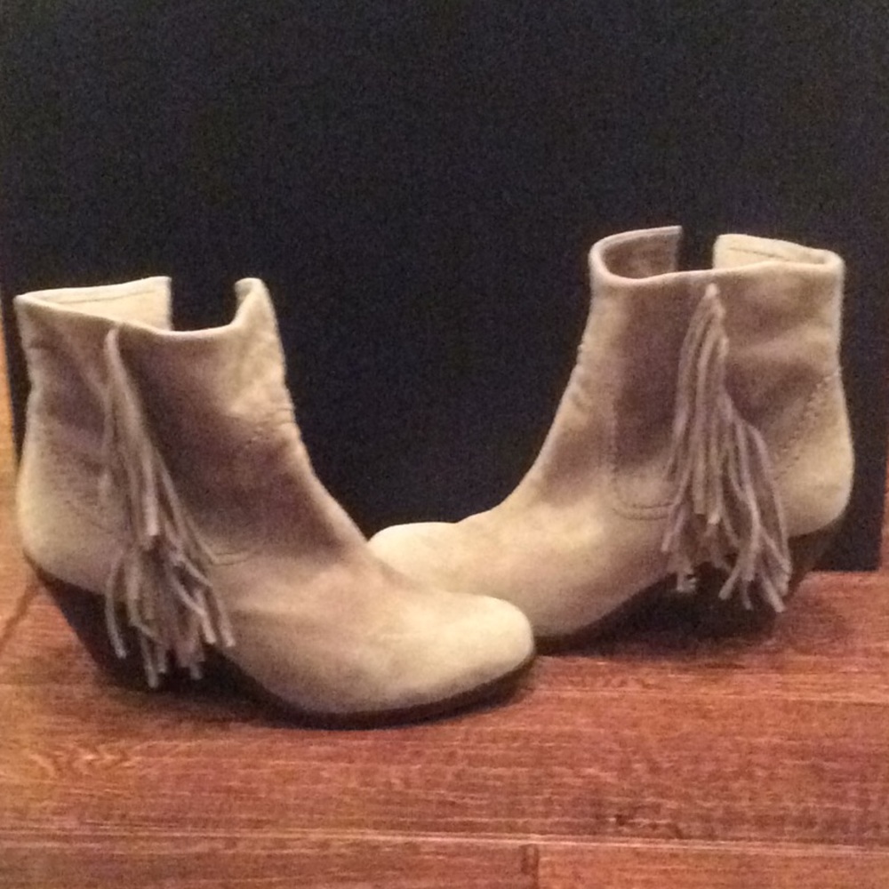 Sam Edelman fringe booties